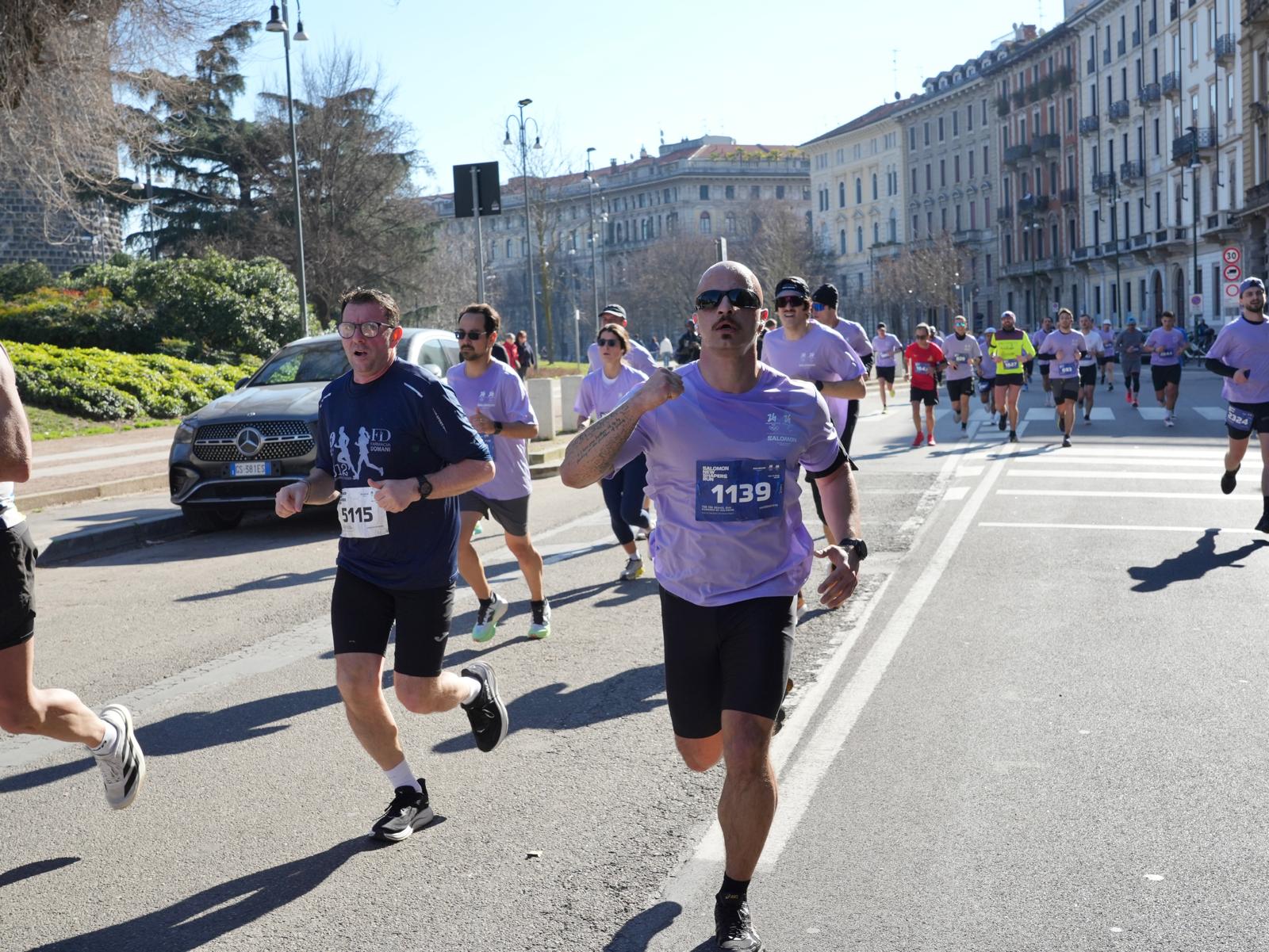 Racing at the Salomon New Shapers 10K Run 2026.