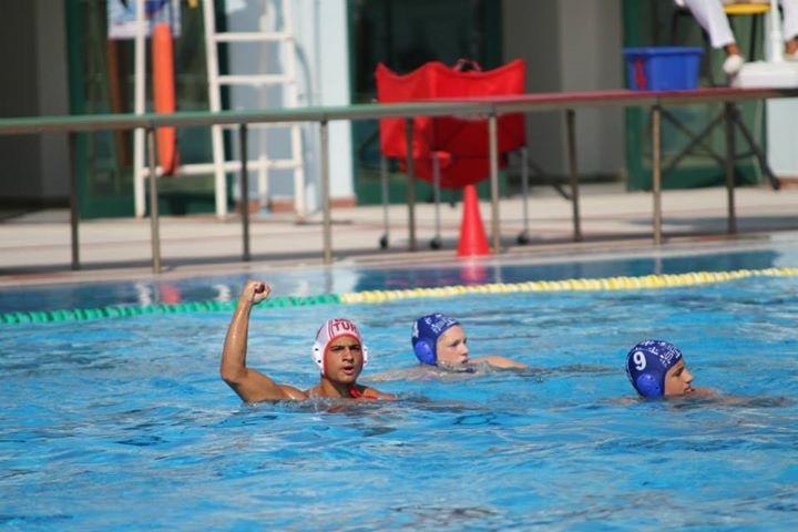 The final game against Serbia at the International Caner Erdoğru Water Polo Tournament.